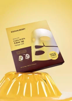 Eqqualberry Collagen Glow Up Hydrogel Mask 4 st