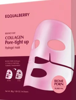 Eqqualberry Collagen Pore-Tight Up Hydrogel Mask 4 st