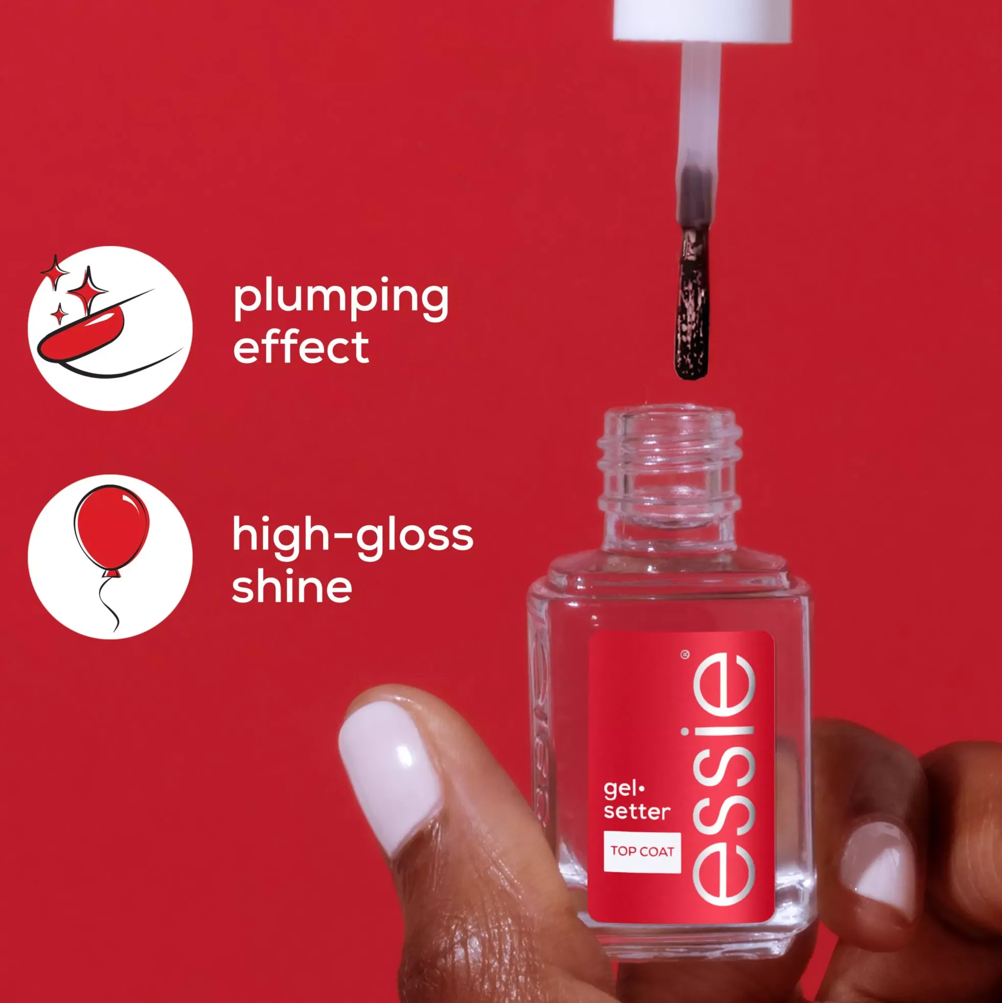 EssieNail Care Gel Setter Top Coat Coat Gel Setter