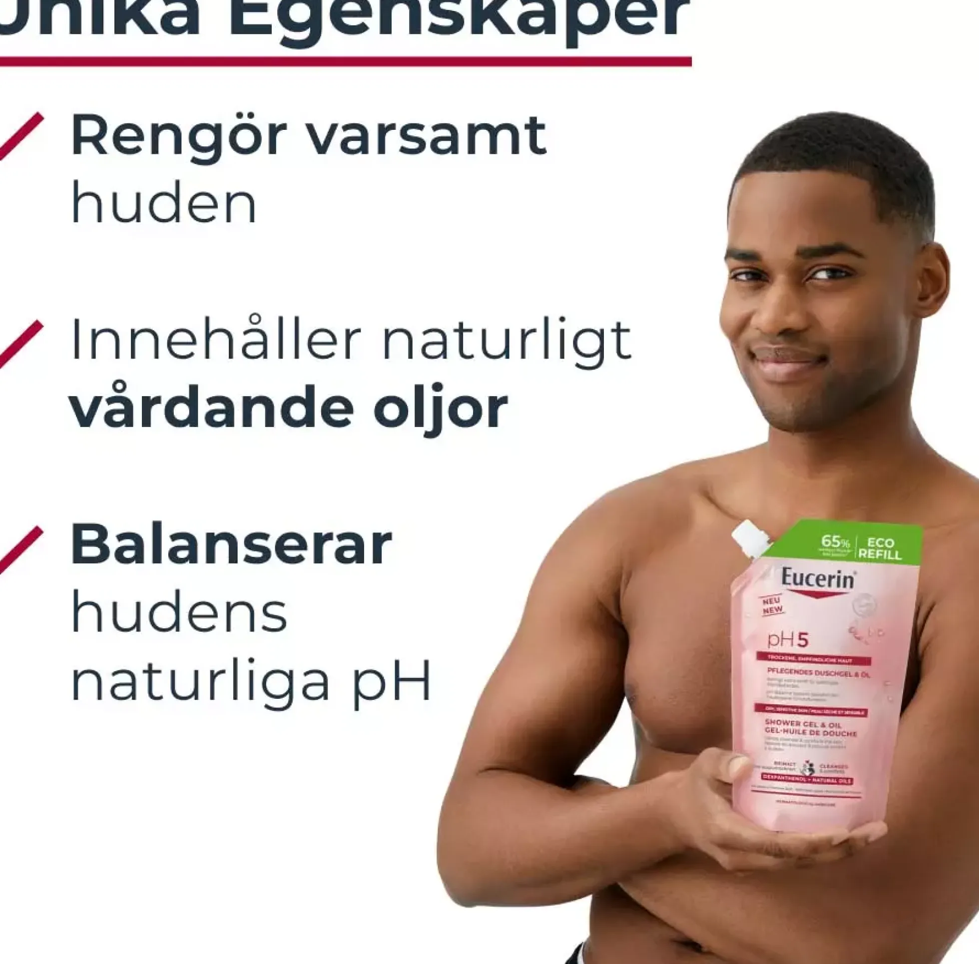 EucerinpH5 Shower Gel & Oil Refill 400 ml
