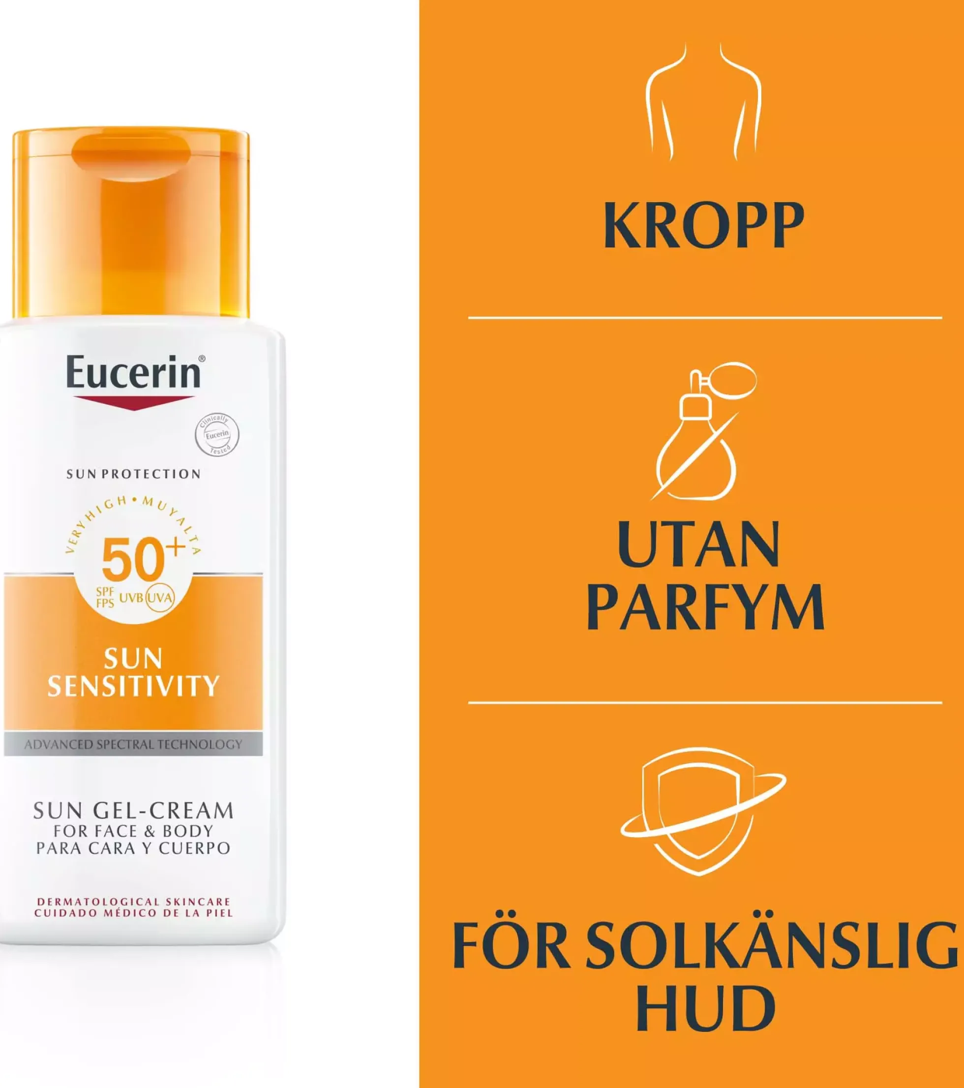 EucerinSun Sensitivity Gel-Cream SPF50+ 150 ml