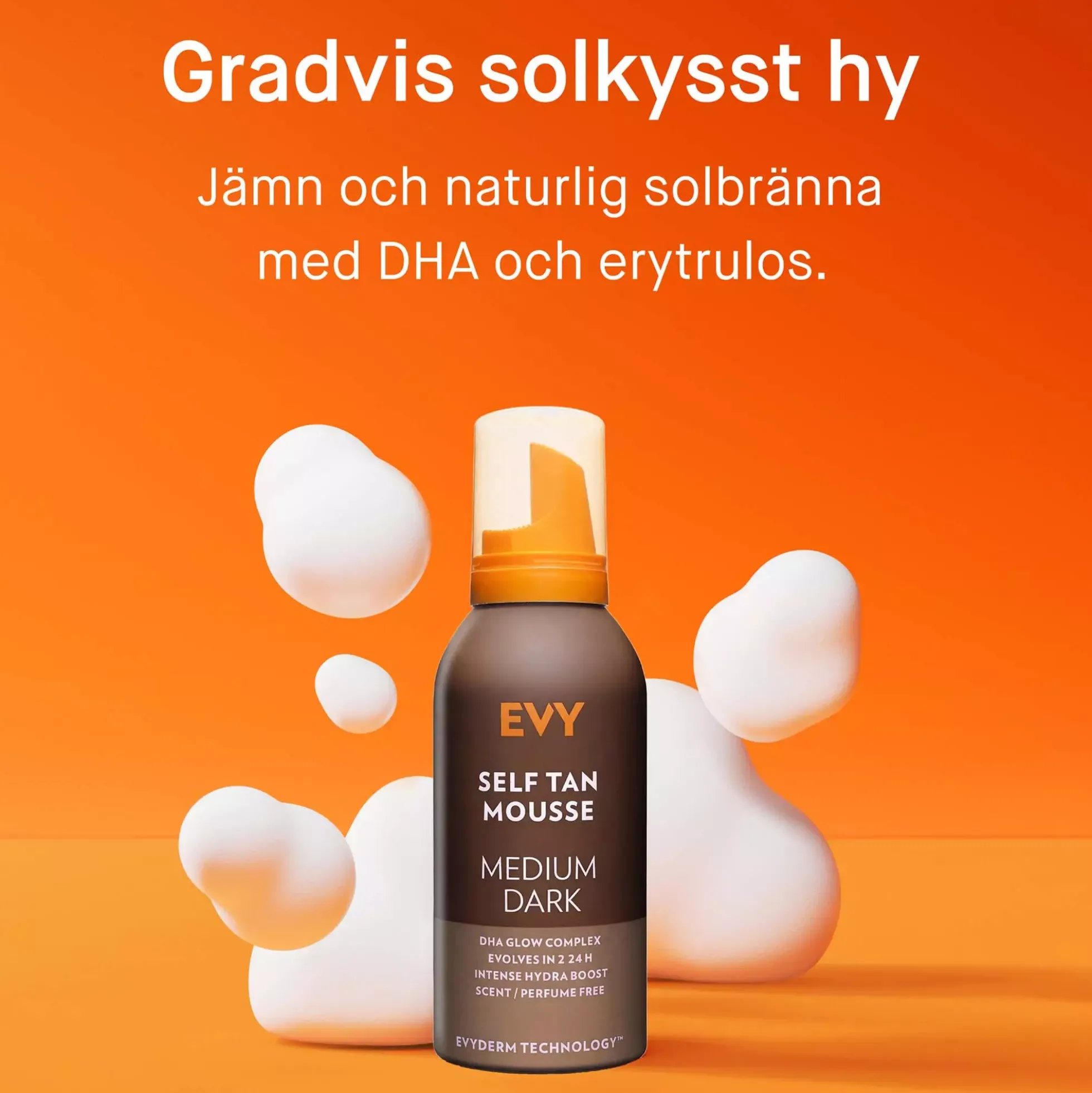 EVY Selftan Face And Body Mousse Medium/Dark 150 ml