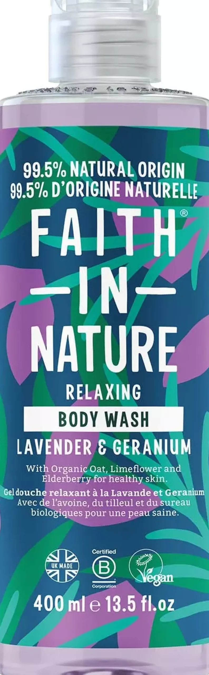 Faith in Nature Body Wash Lavender & Geranium 400 ml