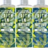Faith in Nature Bundle Seaweed & Citrus Shampoo 400 ml & Conditioner 400 ml & Body Wash 400 ml