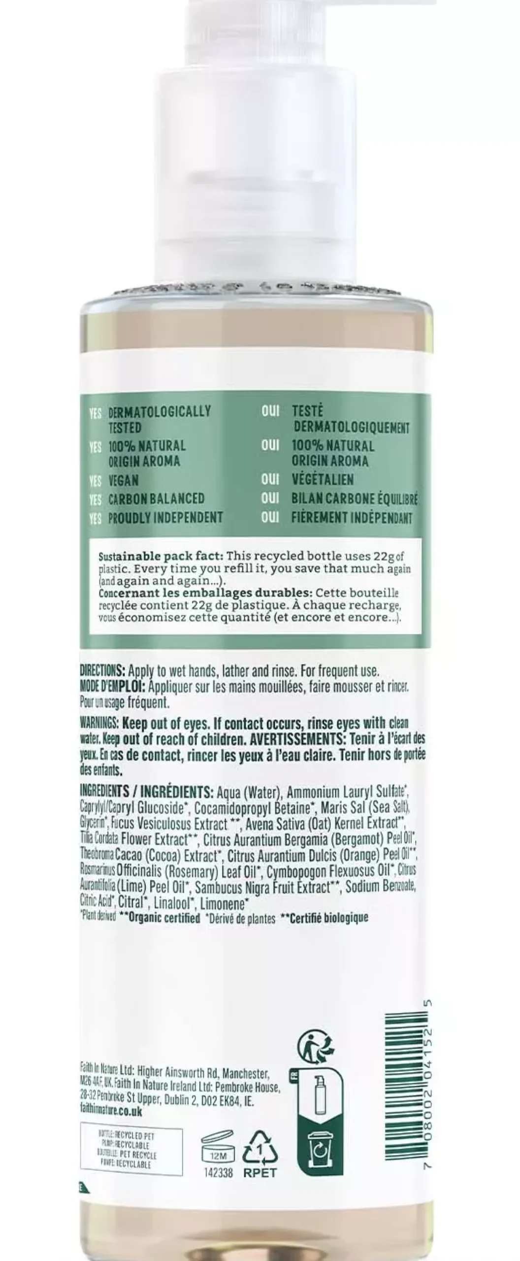 Faith in Nature Hand Wash Seaweed & Citrus 400 ml