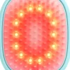 FOREOFLIP LED Detangling Hairbrush Artic Blue