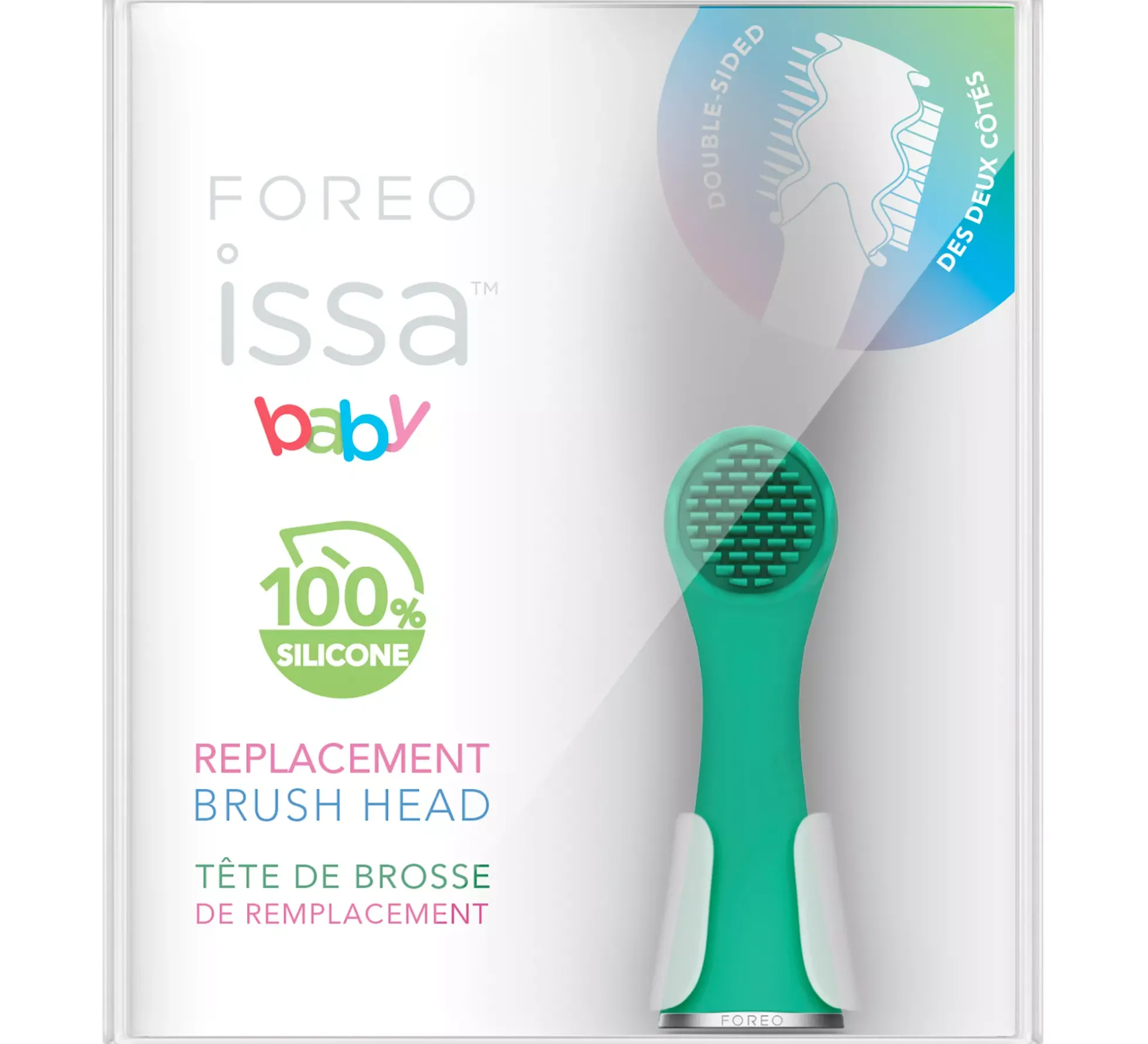 FOREOISSA 4 Baby Brush Head Kiwi Green