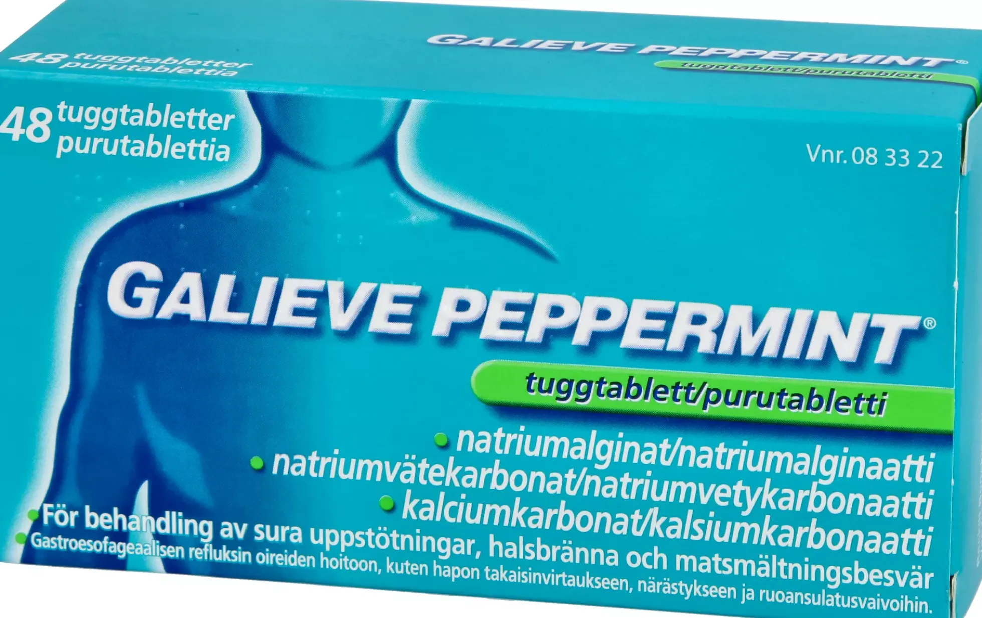 GALIEVE Peppermint tuggtablett 48 st