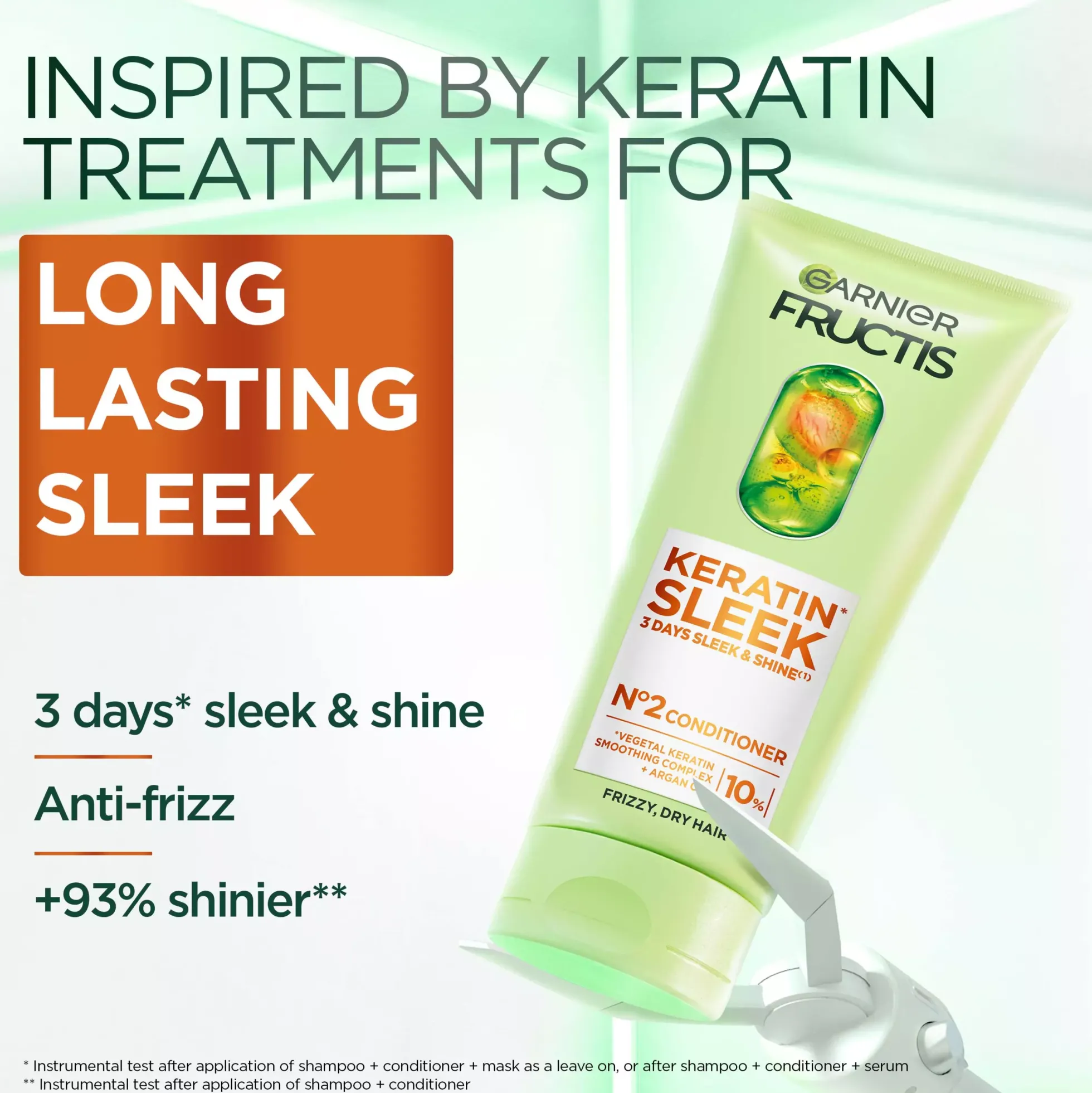 GarnierFructis Keratin Sleek Conditioner 200 ml