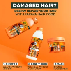 GarnierFructis Papaya Hair Food Repairing Multi-Use Treatment 400 ml