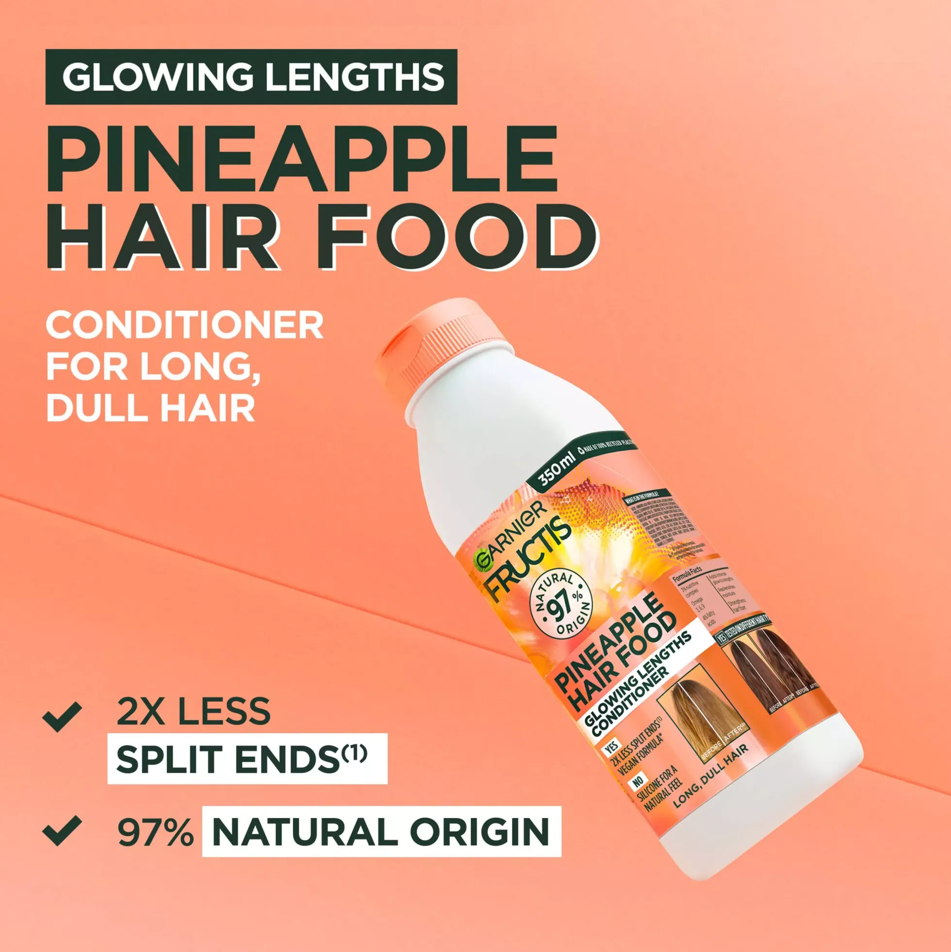 Garnier Pineapple Hair Food Glowing Lengths Conditioner 350 ml