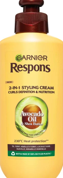 GarnierRespons 2-in-1 Styling Cream Avocado Oil & Shea Butter 200 ml