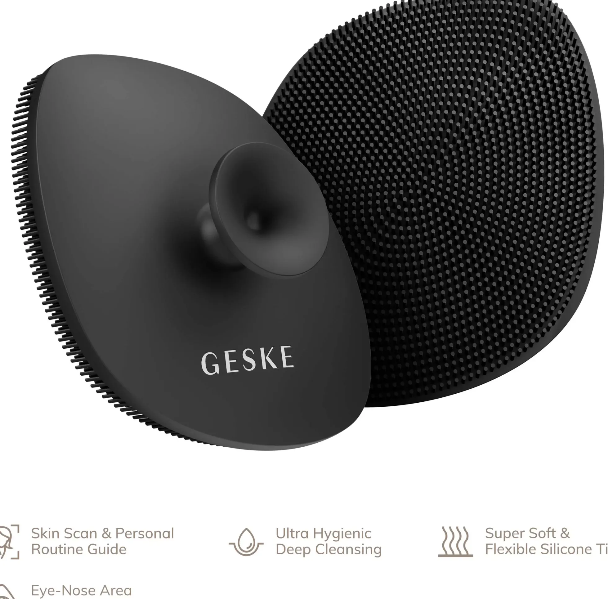 Geske4 in 1 Facial Brush Gray