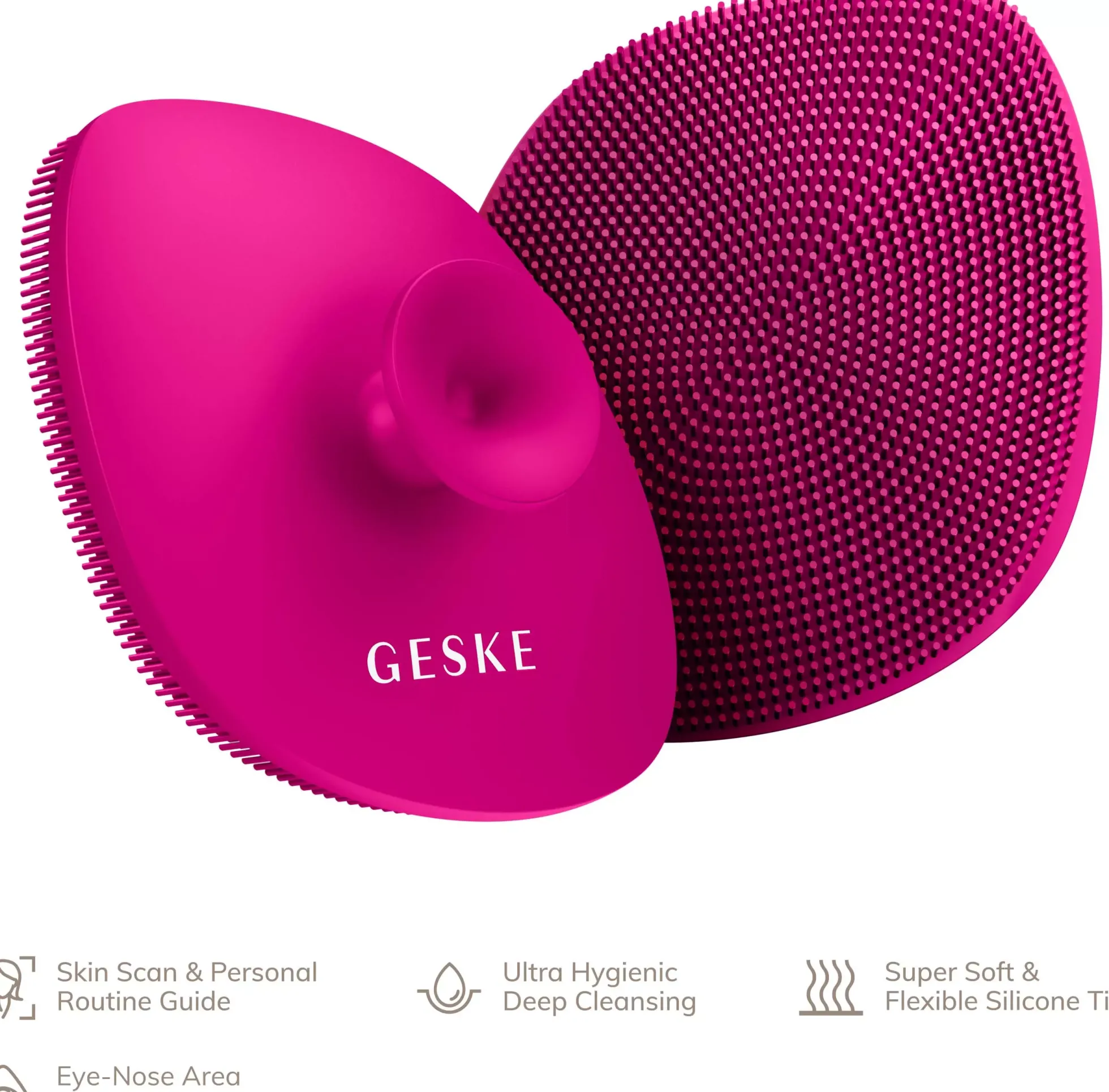 Geske4 in 1 Facial Brush Magneta