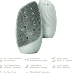 Geske8 in 1 Sonic Thermo Facial Brush & Face-Lifter Green