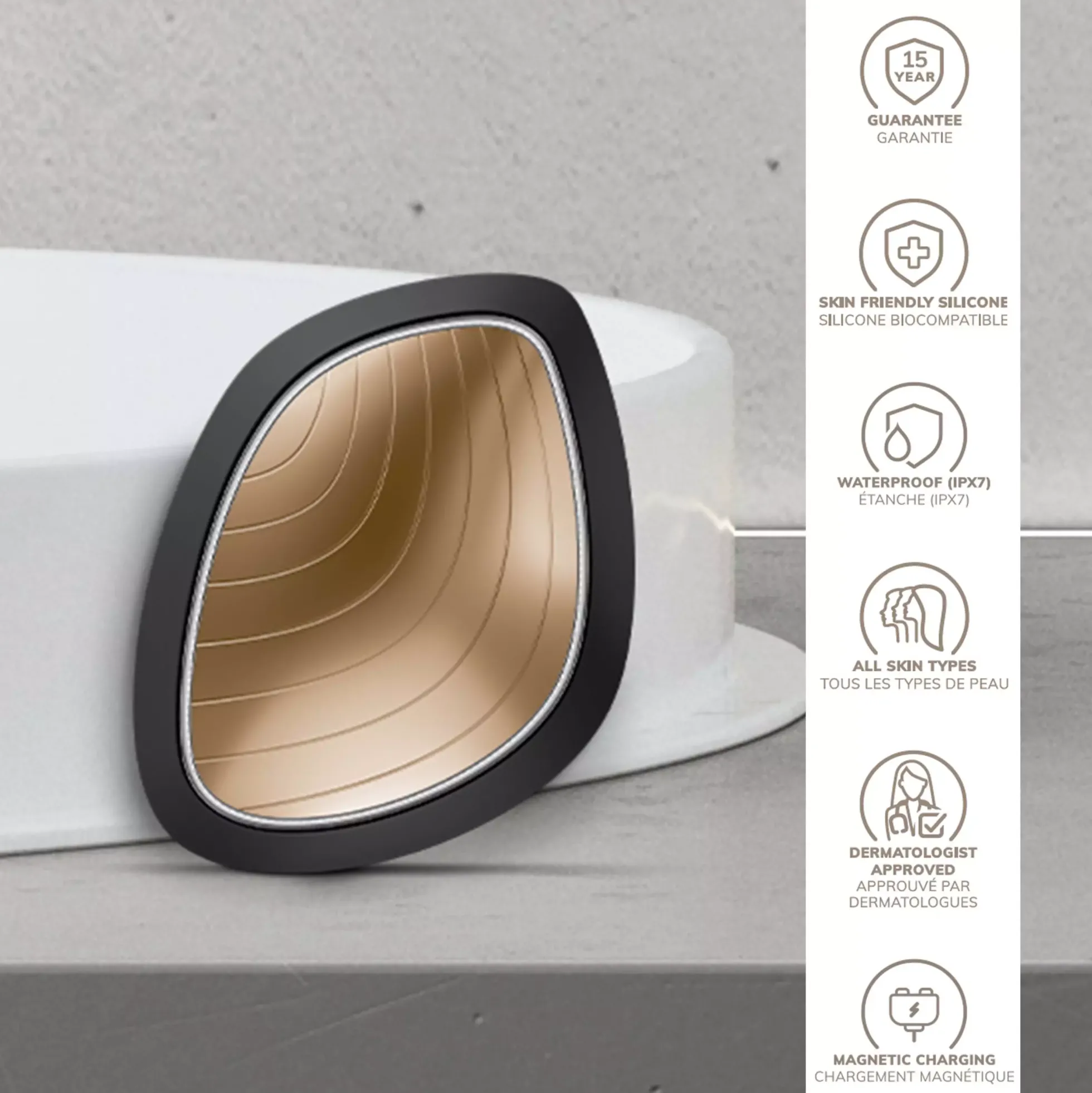 Geske9 in 1 Sonic Warm & Cool Mask Gray