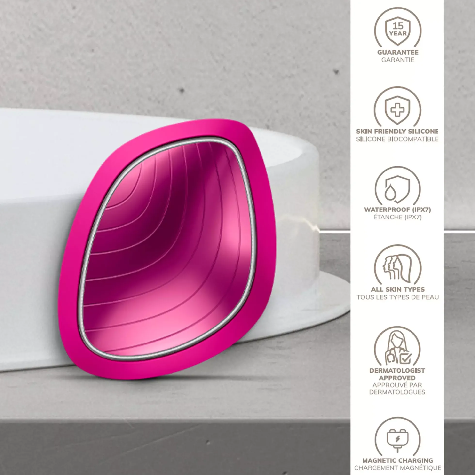 Geske9 in 1 Sonic Warm & Cool Mask Magneta