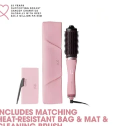 ghd Duet Blowdry Limited Edition Hair Dryer Brush in Dusted Pink