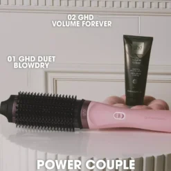ghd Duet Blowdry Limited Edition Hair Dryer Brush in Dusted Pink