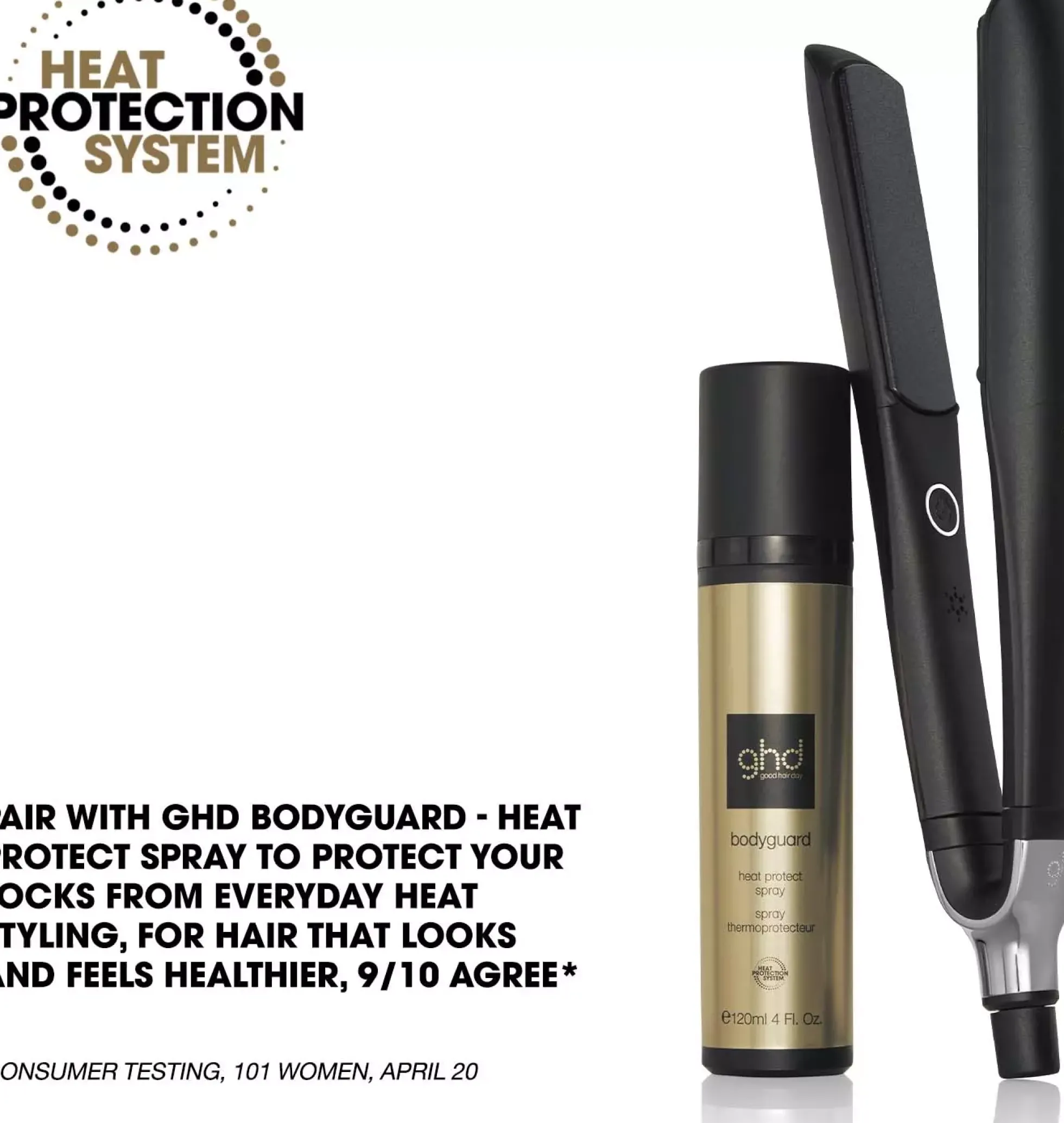 ghdPlatinum+ Hair Straightener Styler Black