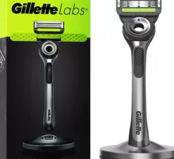 Gillette Labs Razor With Exfoliating Bar & Stand