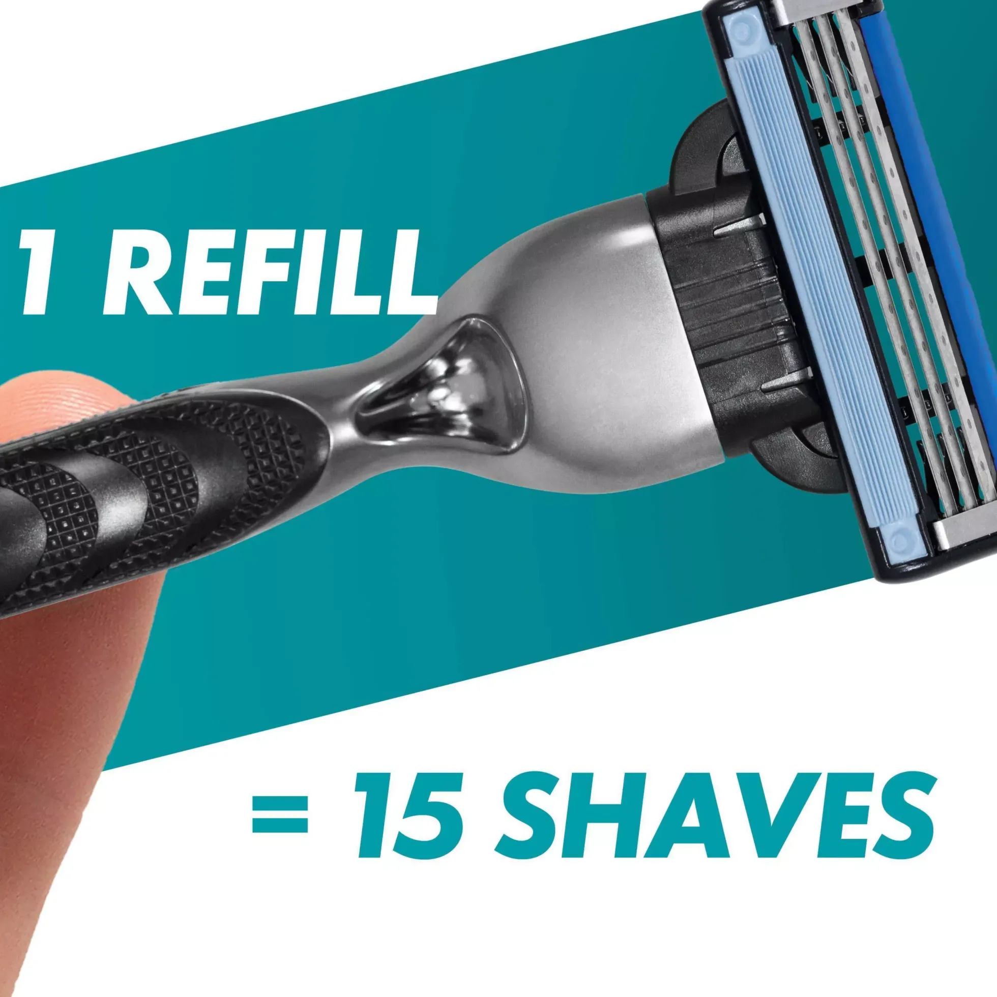 Gillette Mach3 Razor blades for men 12 count