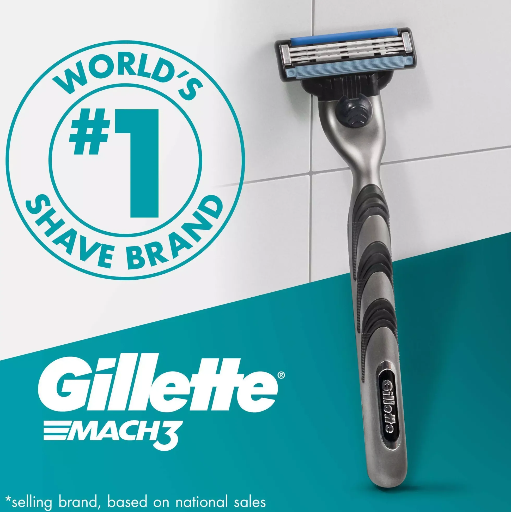 Gillette Mach3 Razor blades for men 12 count