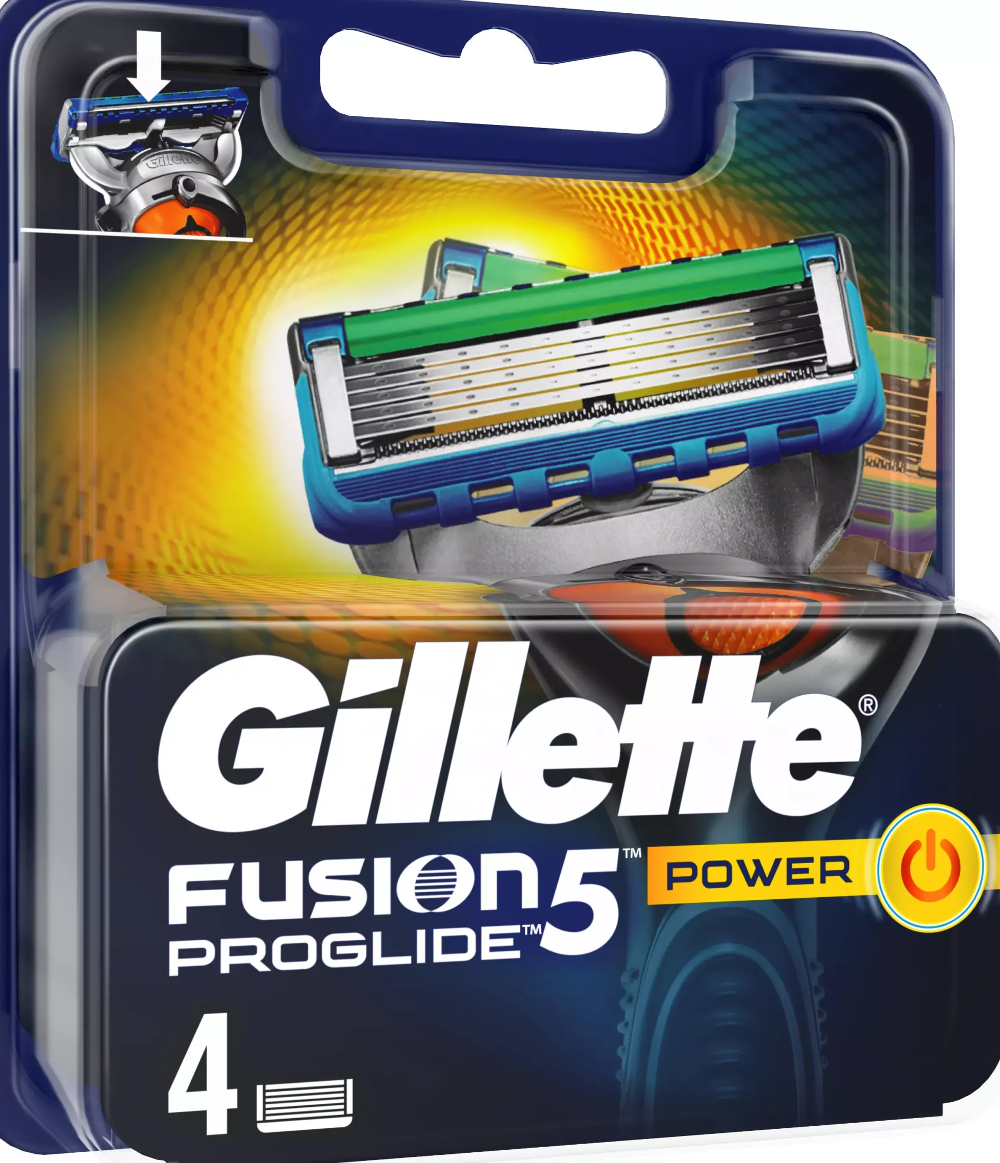 GilletteProGlide Power Razor Blades 4-pack 4 st