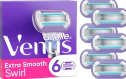 Gillette Venus Extra Smooth Swirl Razor Blades 6 st