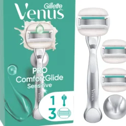 Gillette Venus Pro ComfortGlide Sensitive Razor & Holder 3 st
