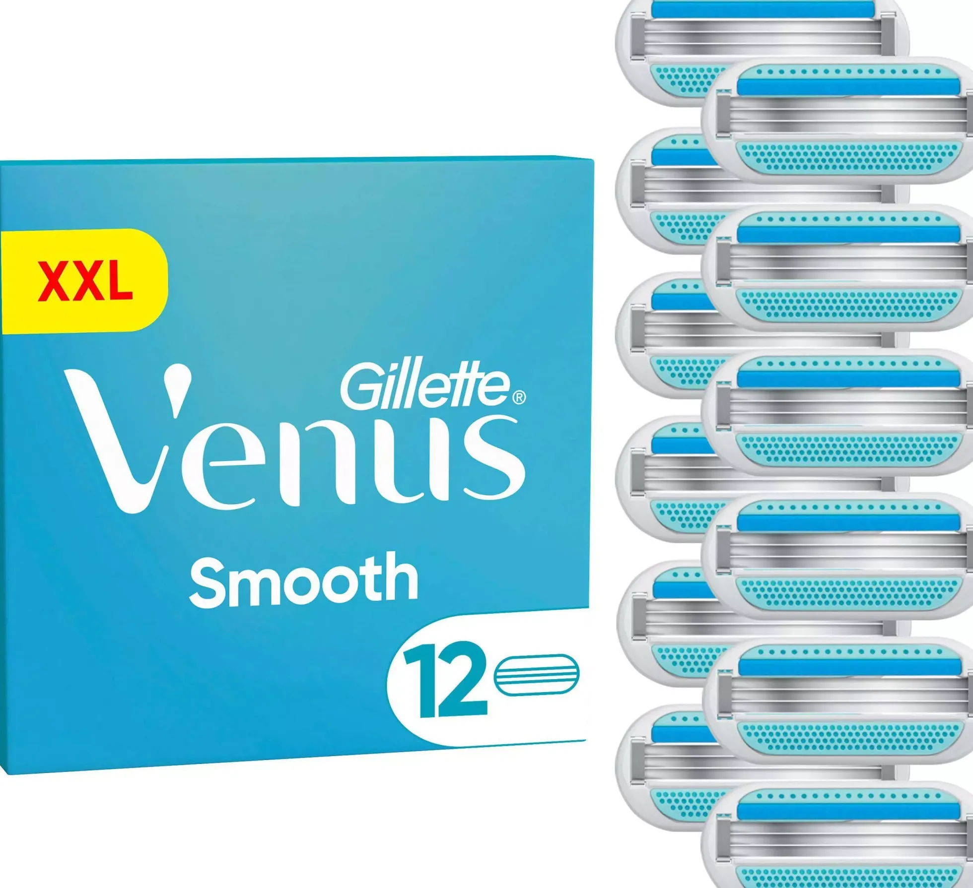 Gillette Venus Smooth Razor Blades Women 12 st