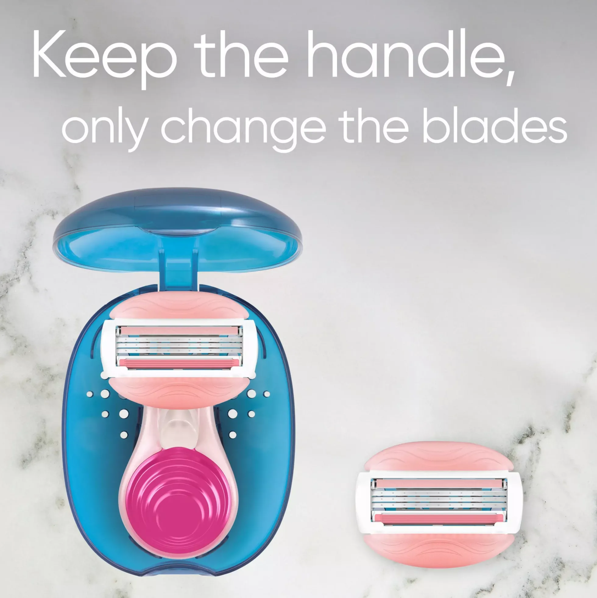 Gillette Venus Venus Comfortglide Snap Women's Razor 1 Blade 3 Builtin blades