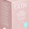 GLOV Double-Sided Satin Hair Towel Wrap Satin Pink