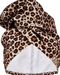 GLOV Ultra-Absorbent Premium Hair Towel Wrap Cheetah