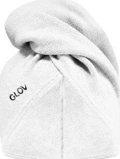 GLOV Ultra-Absorbent Premium Hair Towel Wrap Original White