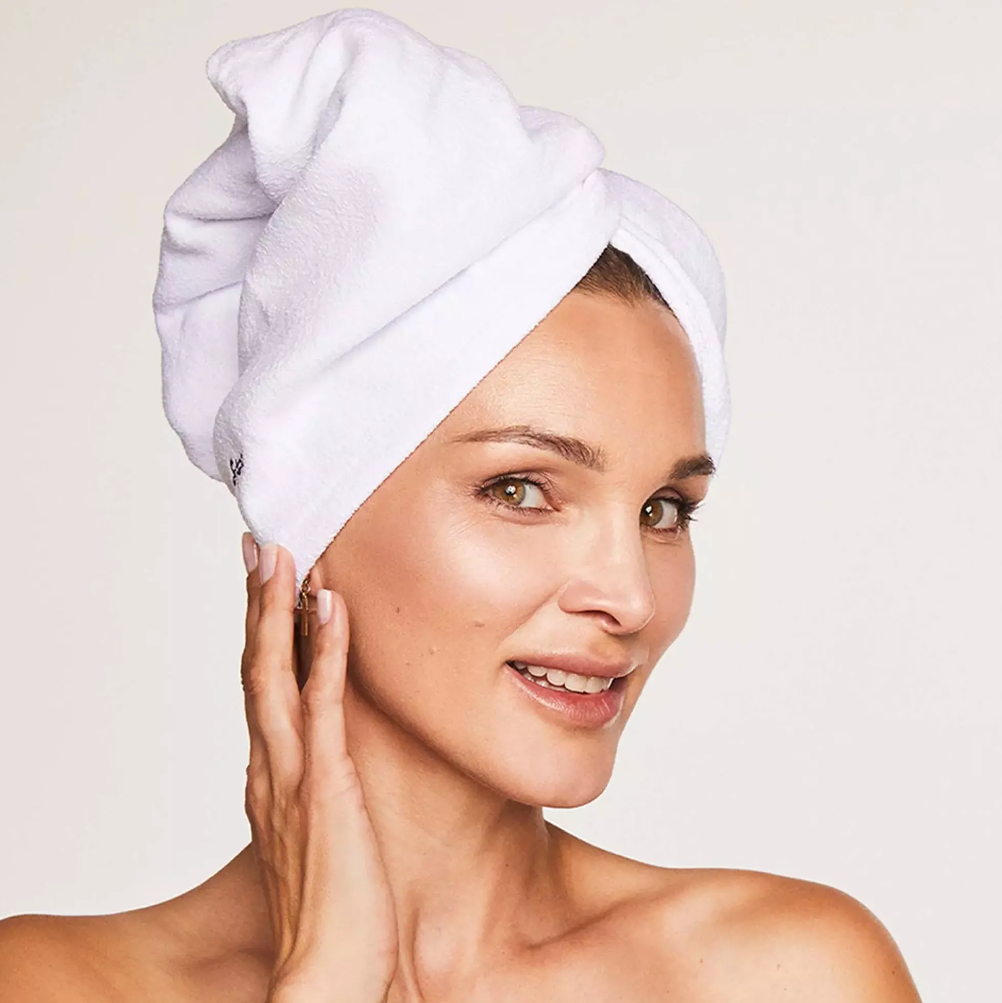GLOV Ultra-Absorbent Premium Hair Towel Wrap Original White