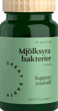 Great Earth Mjölksyrabakterier 60 st