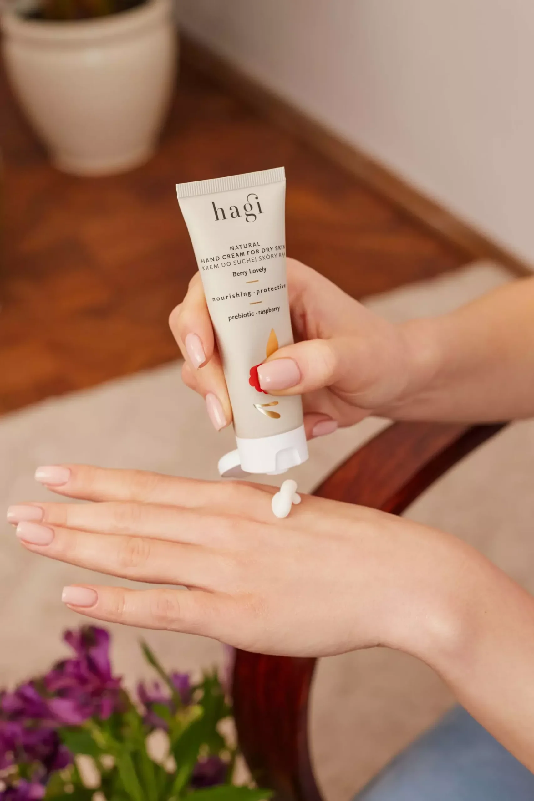 Hagi Natural Hand Cream For Dry Skin Berry Lovely 50 ml