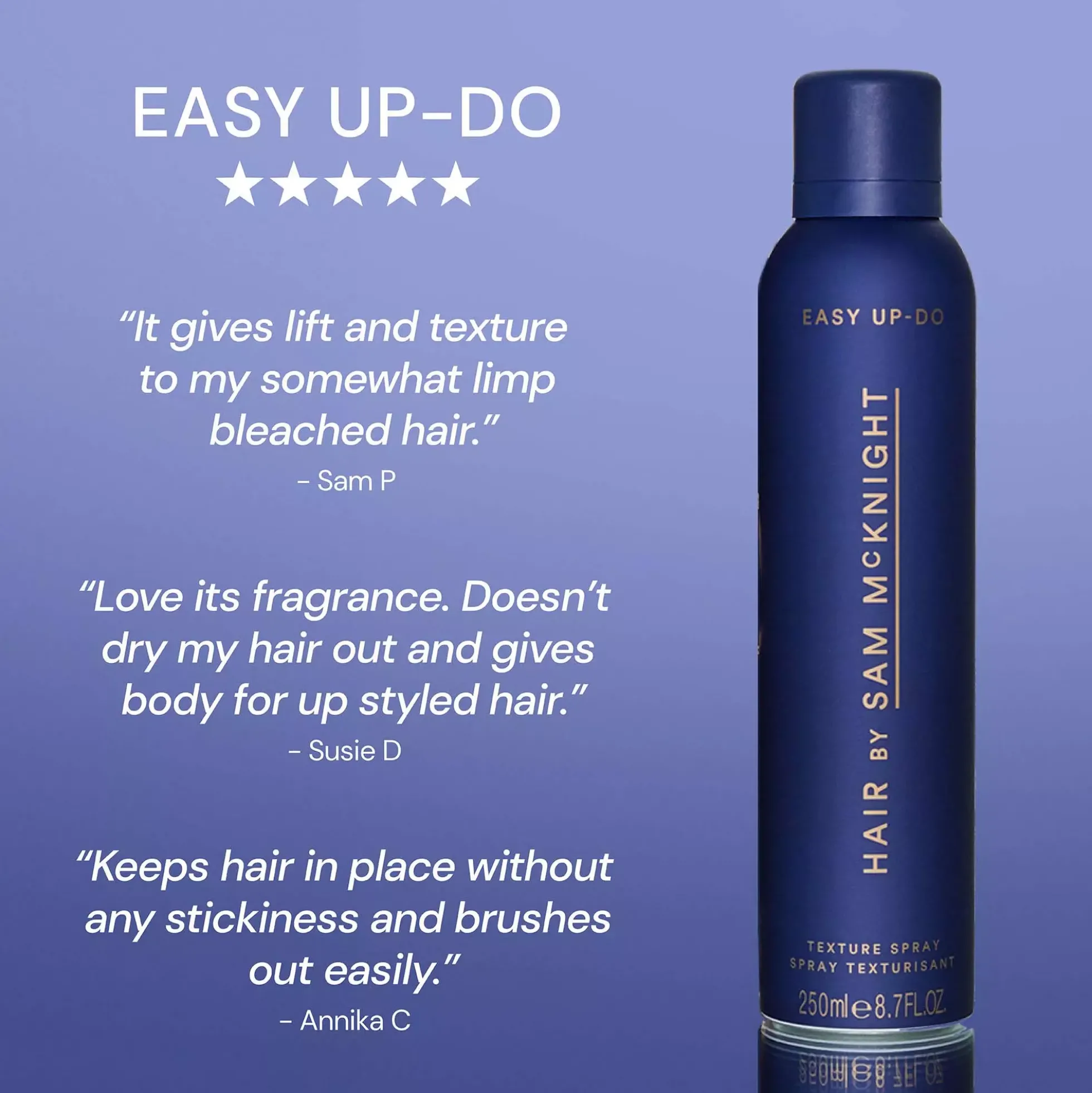 Hair by Sam McKnight Easy-Up Do Texturising Spray 250 ml