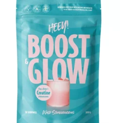 Heey! Boost & Glow Creatine + Coll-egan® Wild Strawberries 300 g
