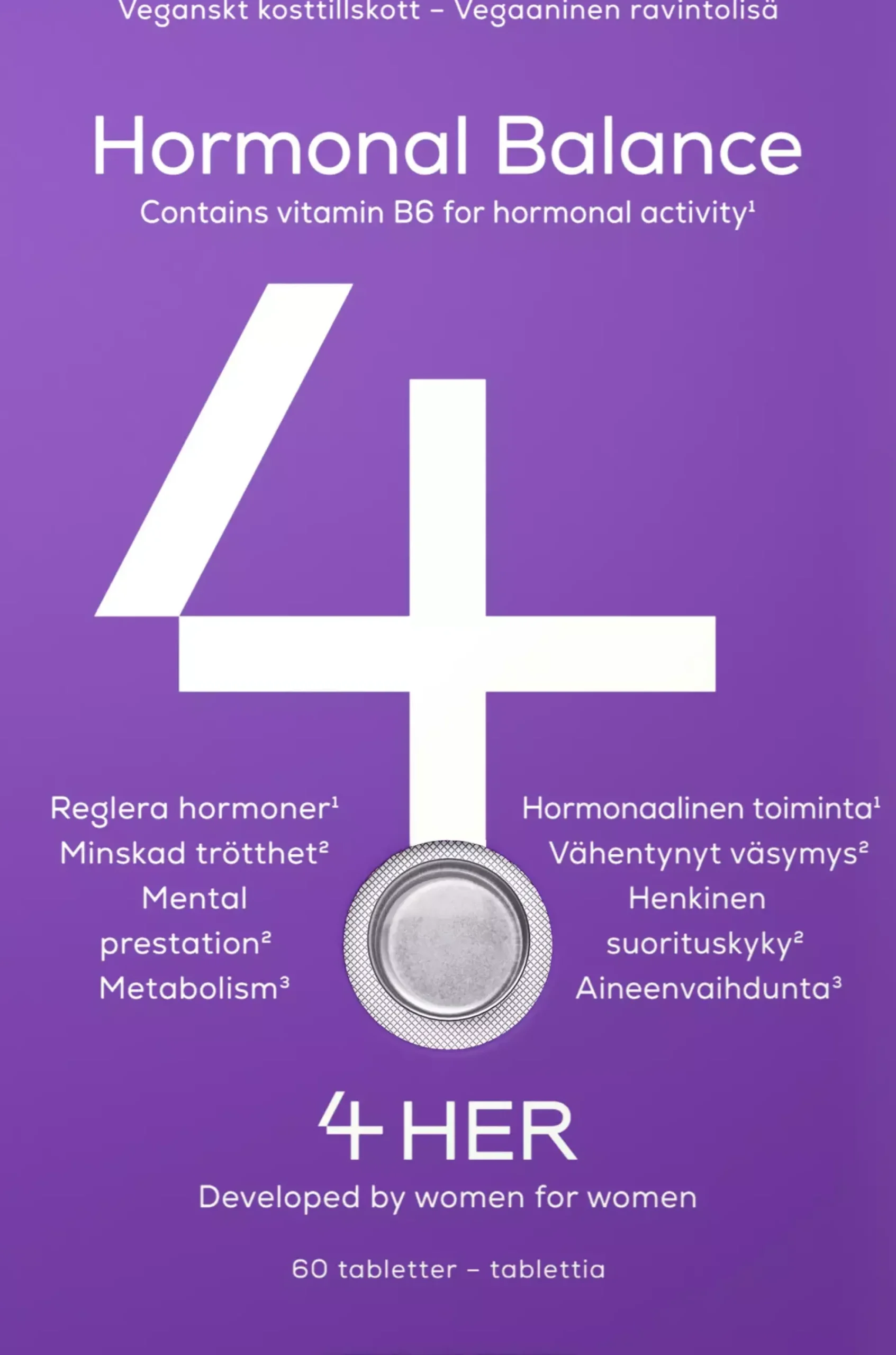 4Her Hormonal Balance supplement 60 st