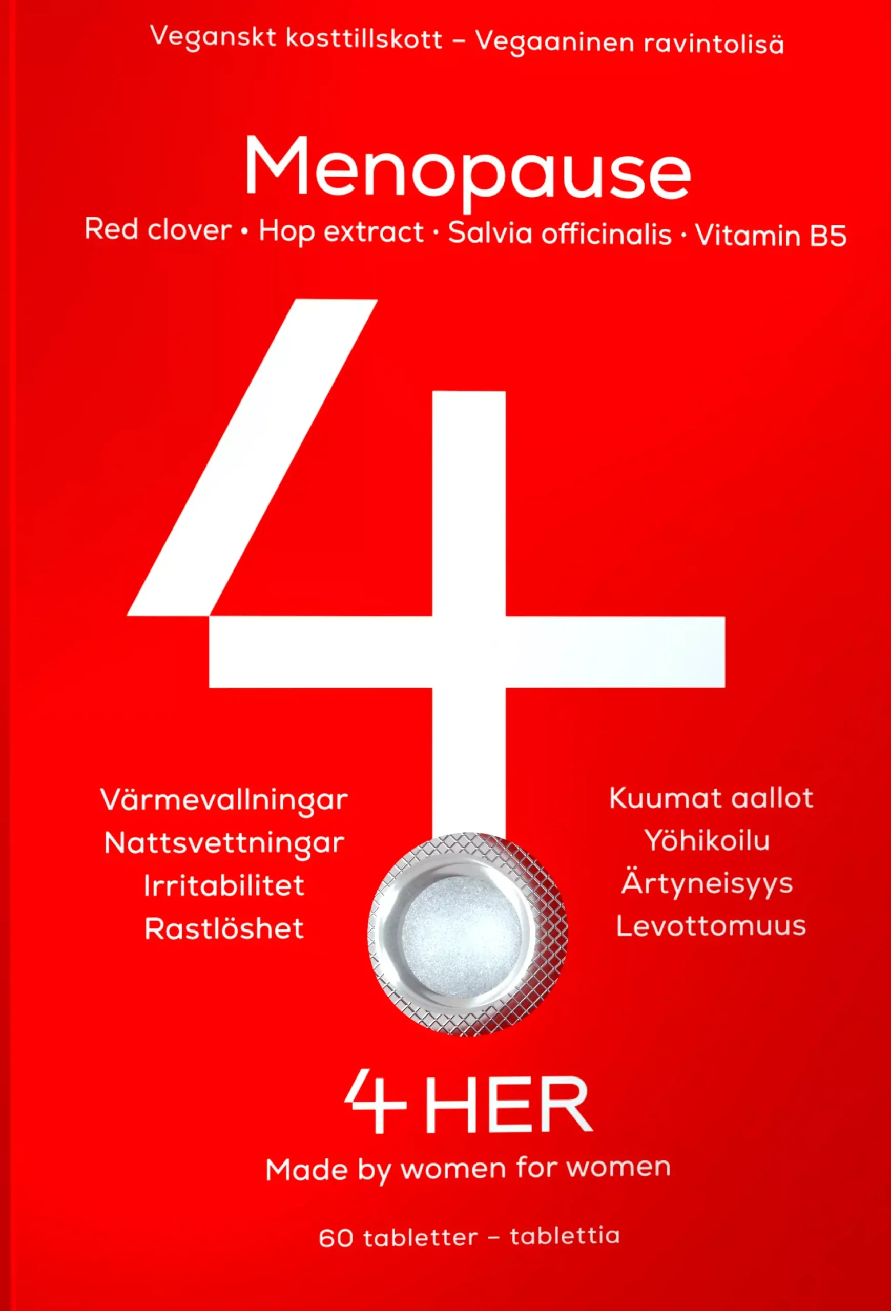 4Her Menopause supplement 60 st