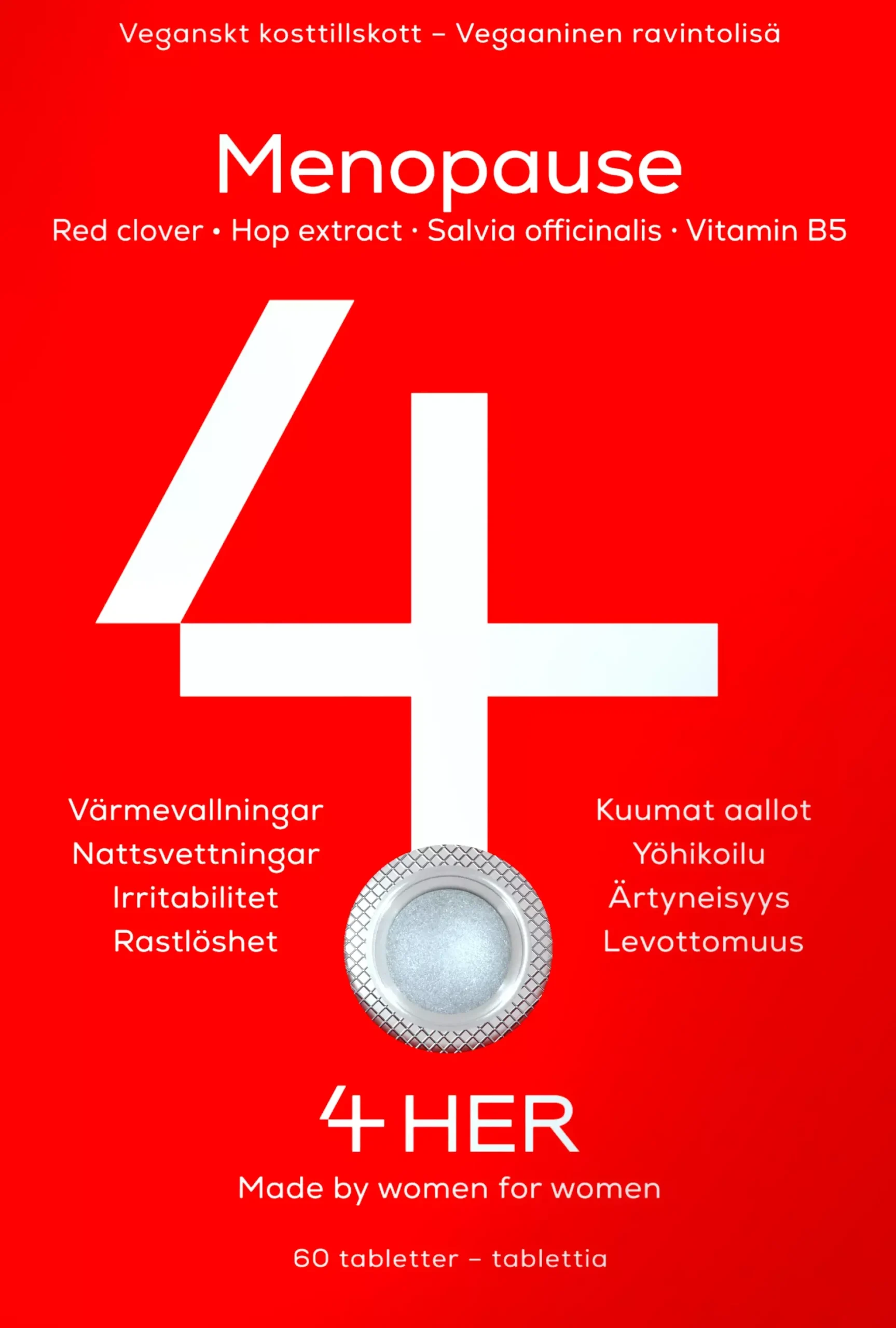 4Her Menopause supplement 60 st