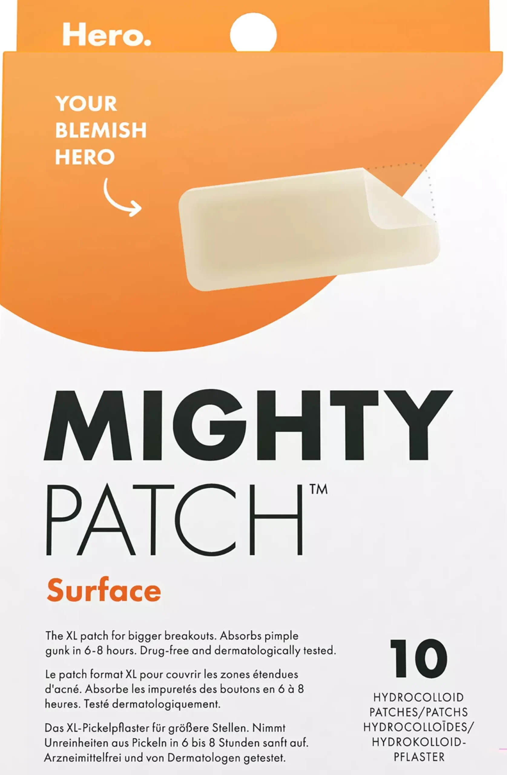 Hero Mighty Patch Surface 10 pcs