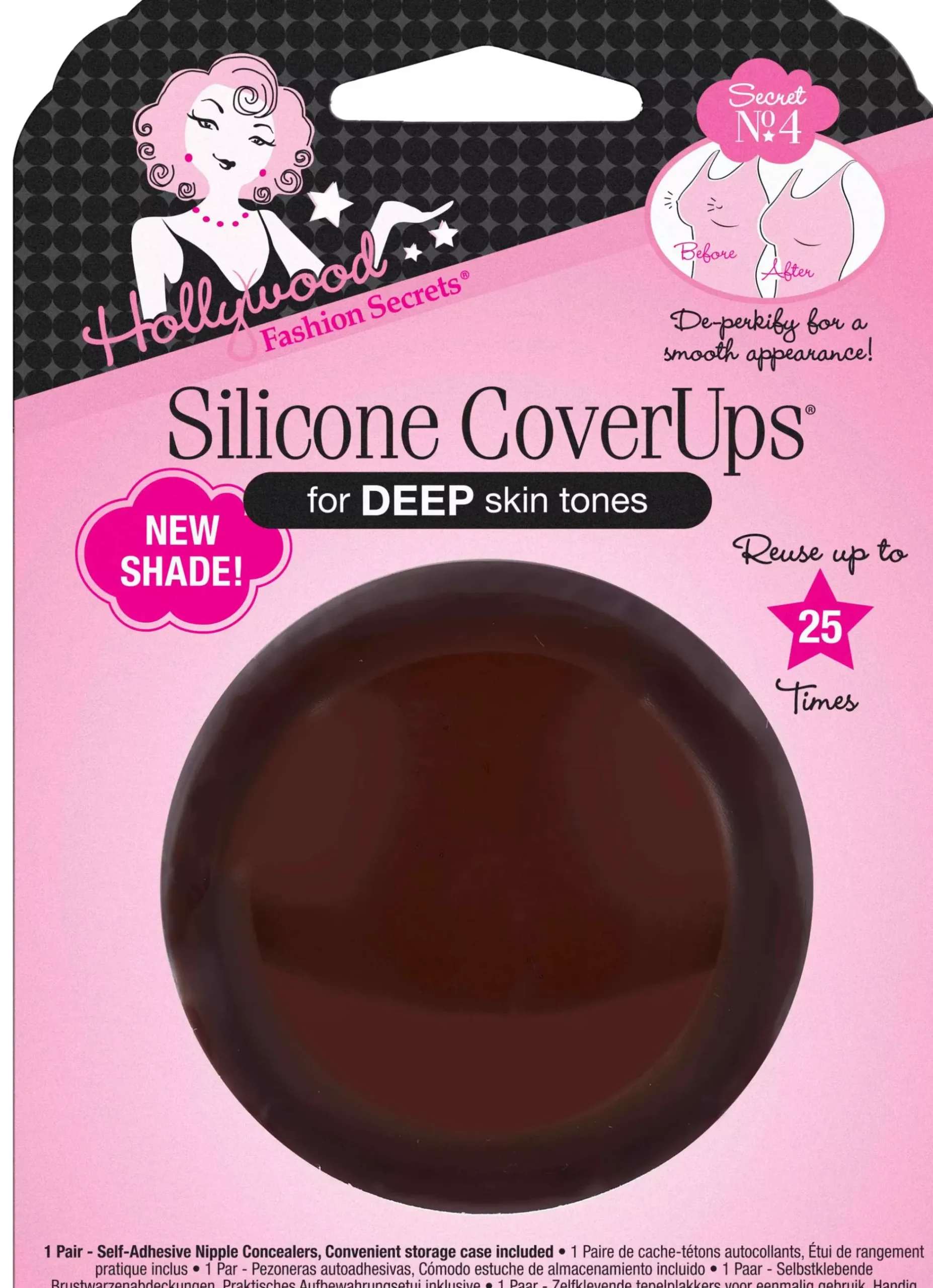 Hollywood Fashion Secrets Silicone Cover Ups Deep