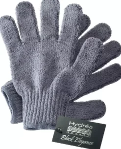 Hydréa London Organic Carbonised Bamboo Exfoliating Gloves