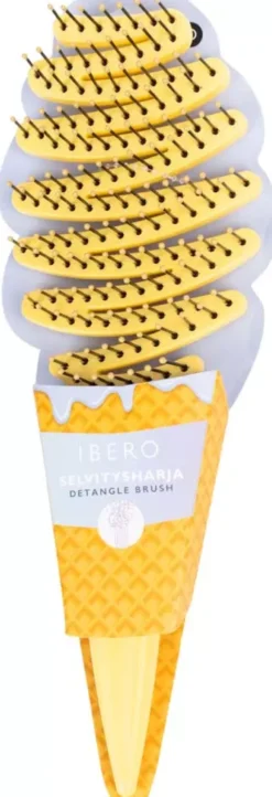 Ibero Hair Brush Ice Cream Yellow