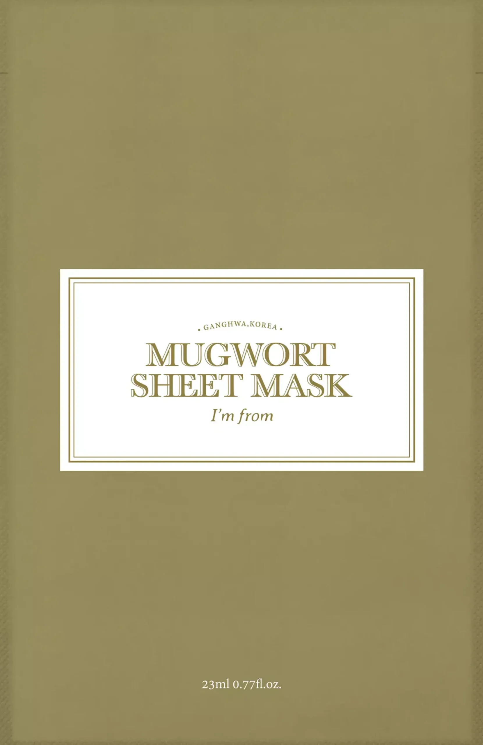 I'm From Mugwort Sheet Mask 1 st