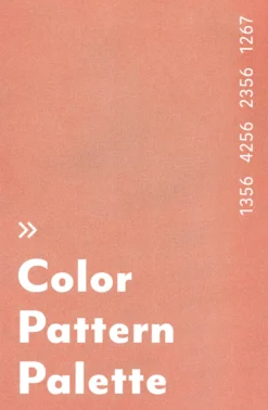 I'm Meme Color Pattern Palette 001 Coral Pattern