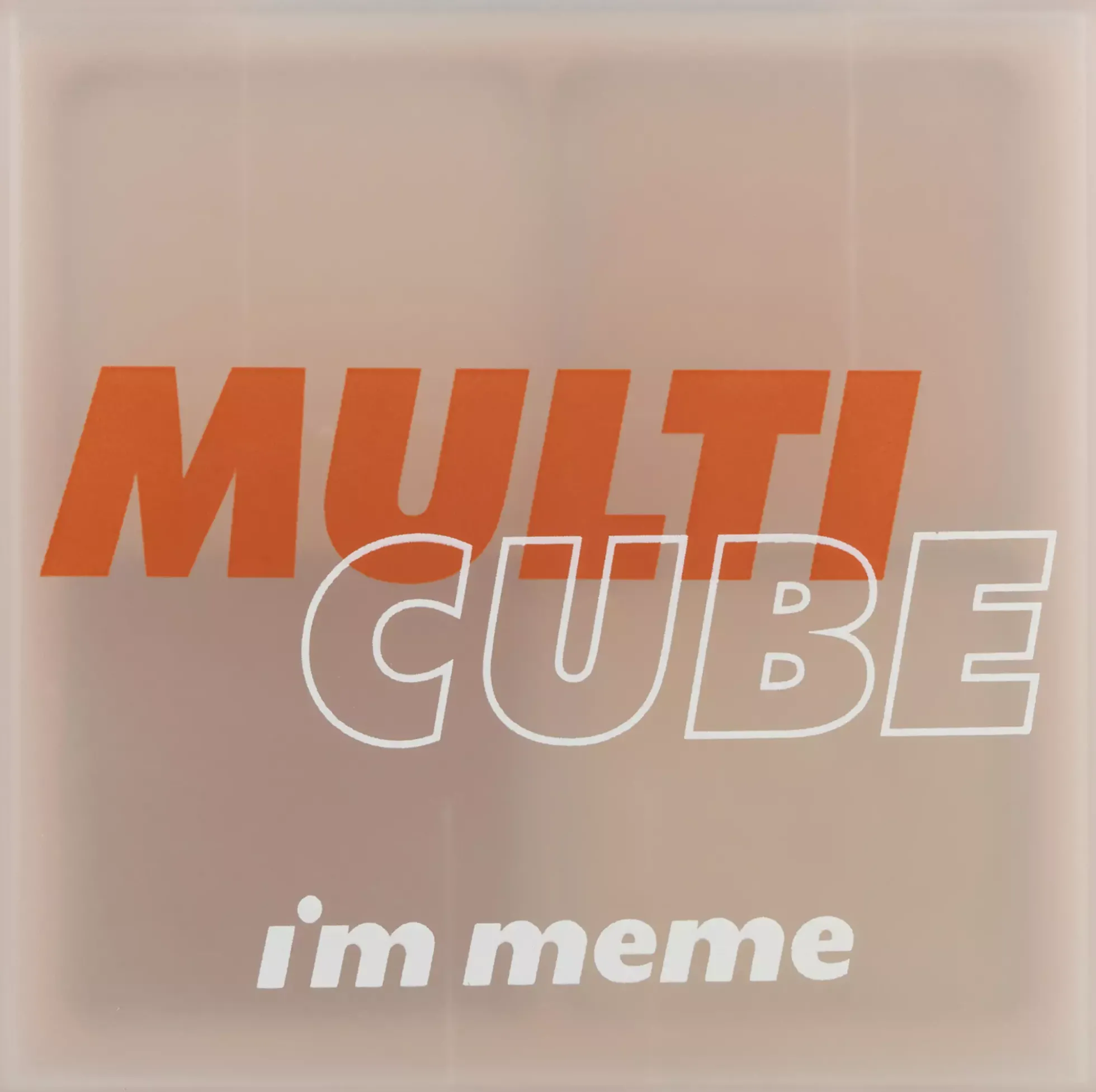 I'm Meme Multi Cube 07 Deep Chocolate Mousse